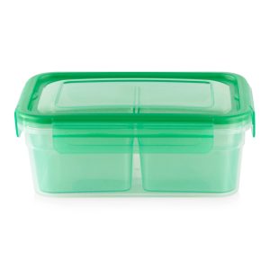 Snapware® Meal Prep Divided: 4.6-cup Rectangle Storage Container. 2-Section